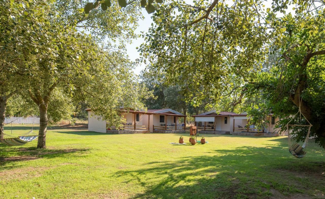 Camping Linaraki Apartments & Bungalows 시키아 외부 사진